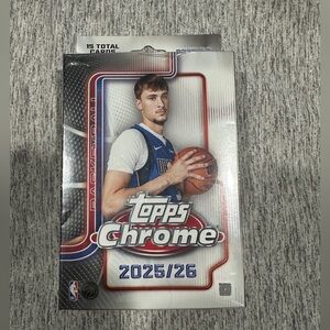 2025-26 TOPPS CHROME BASKETBALL HANGER BOX SEALED